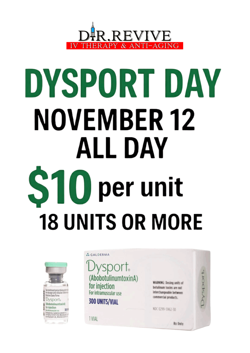 Dysport Day Nov 12 Botox deal